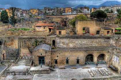 The Roman cities buried by Vesuvius 